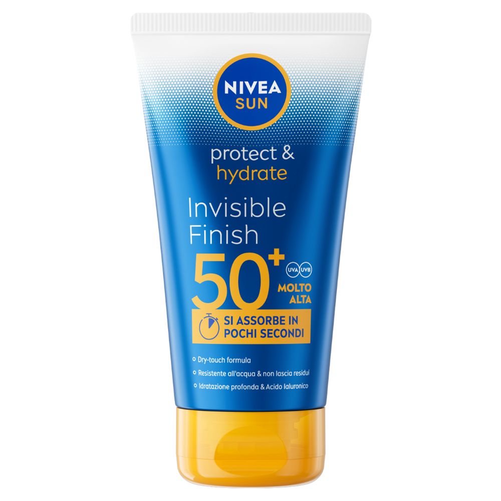 Nivea Sun Protect & Hydrate Invisible Finish SPF 50+ 150 ml, Crema sol