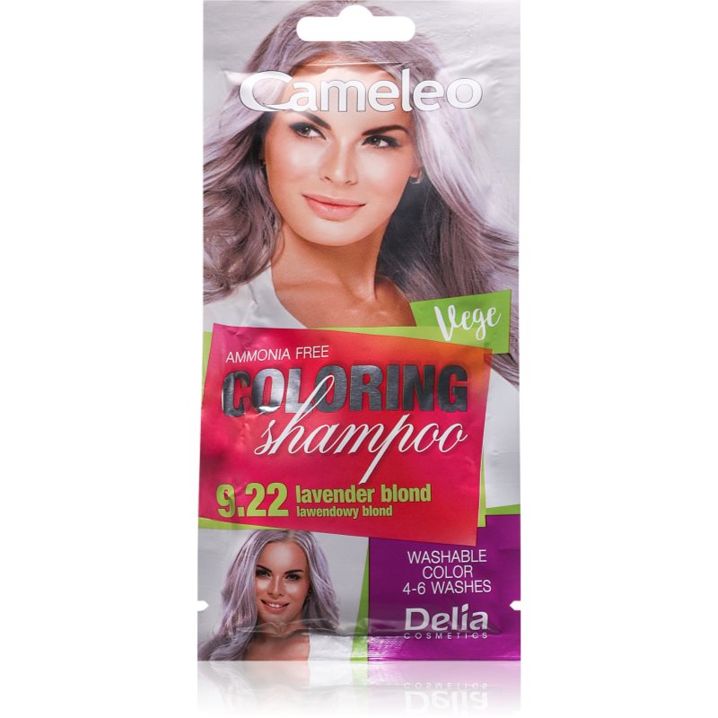 Delia Cosmetics Cameleo Coloring Shampoo Shampoo Colorato Per Capelli Colore 9.22 Lavender Blonde 40 Ml