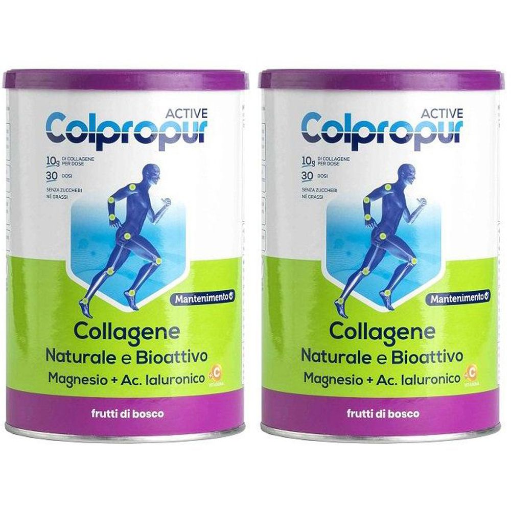 Colpropur Active Frutti Di Bosco 345 G Set da 2 2x345 g Polvere per so