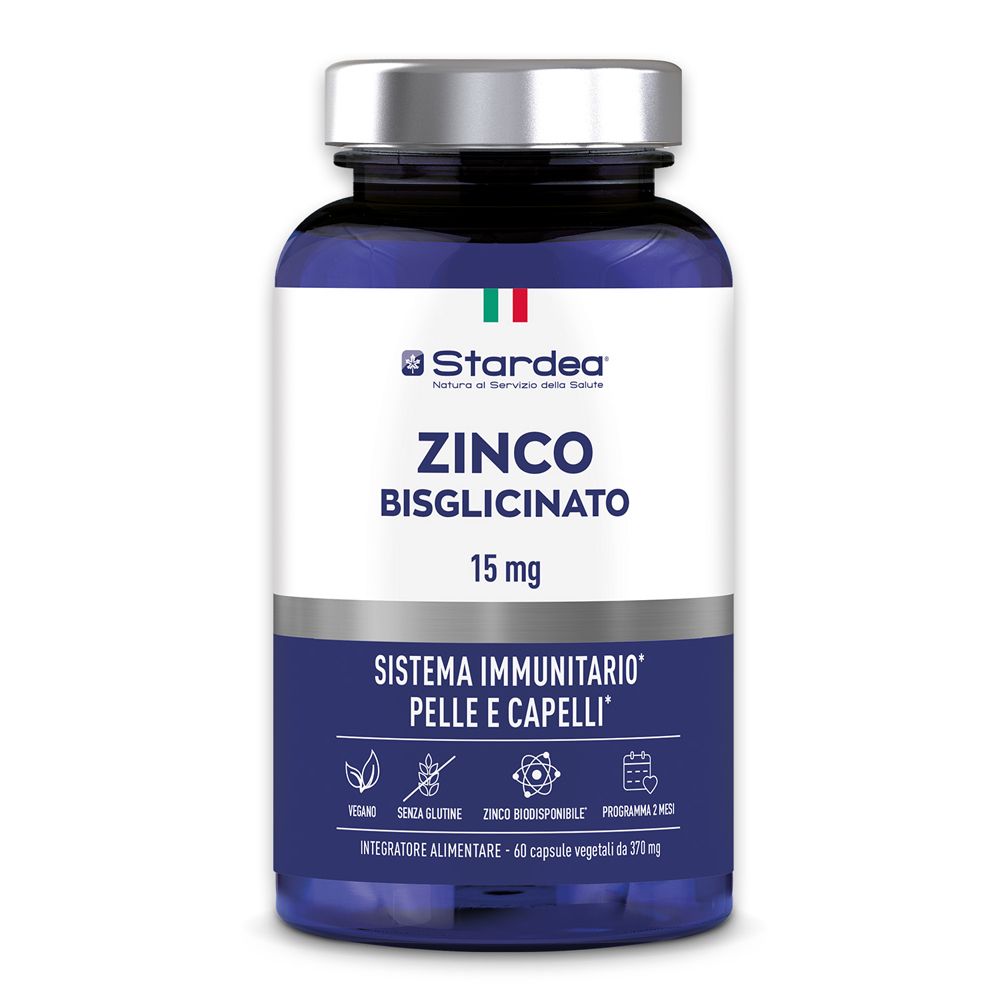 Stardea Zinco Bisglicinato 15 Mg - Integratore Alimentare per il Siste