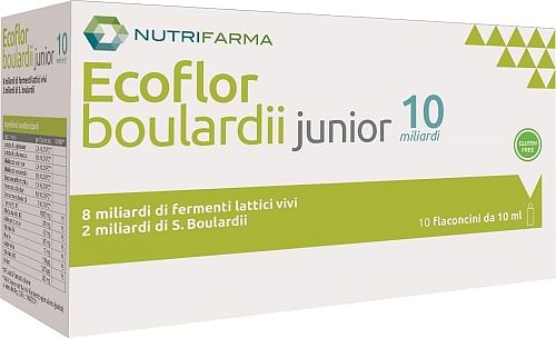 Ecoflor Boulardii Junior 10 Miliardi 10 Flaconcini Da 10 Ml