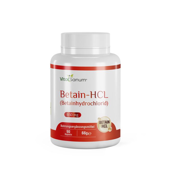 VitaSanum® - Betaina HCL (betaina cloridrato) 90 pz Capsule