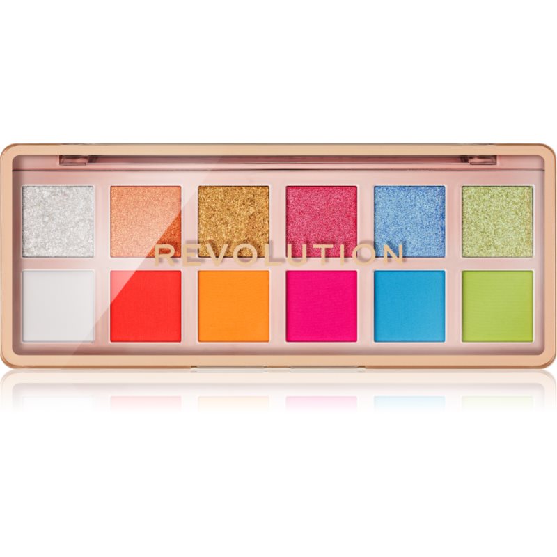 Makeup Revolution The Icon Palette Palette Di Ombretti Colore The Vibrant Icon Brights Palette 12X0.7 G