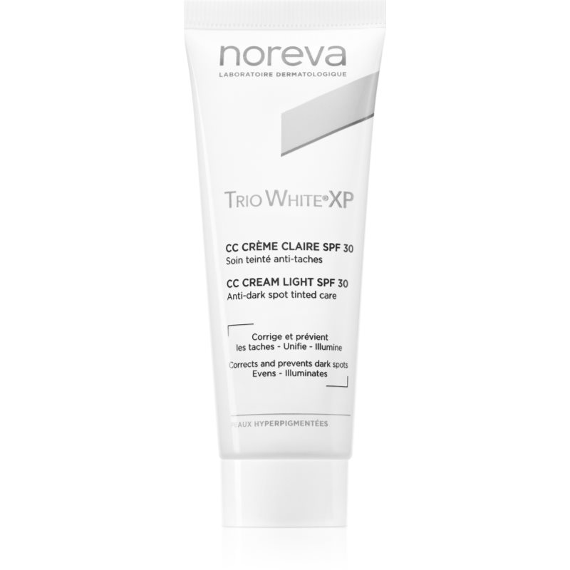 Noreva Trio White Xp Cc Cream Light Spf 30 Cc Cream Per Tinta Uniforme Spf 30 40 Ml