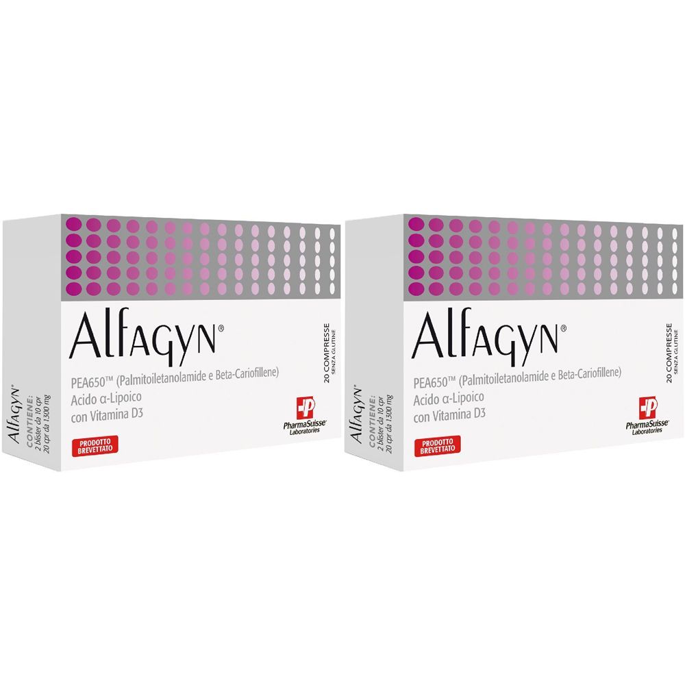 Alfagyn 20 Compresse Set da 2 2x20 pz