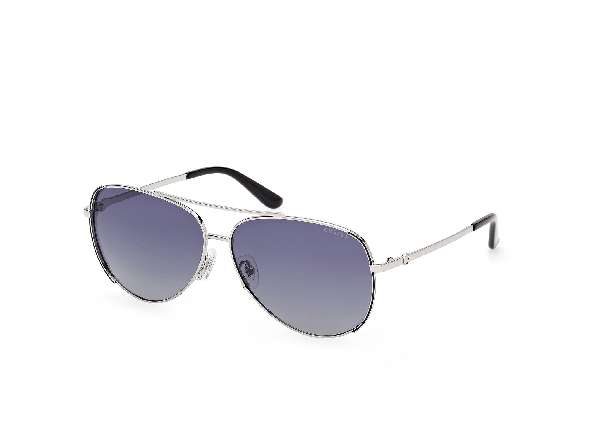 Guess Donna Gu00193 10D Occhiali Da Sole Metallo   Pilot Polarizzata
