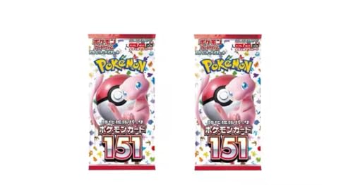 Pokemon Card Game 151 Booster Pack, Japanese Version, 2-Pack Set