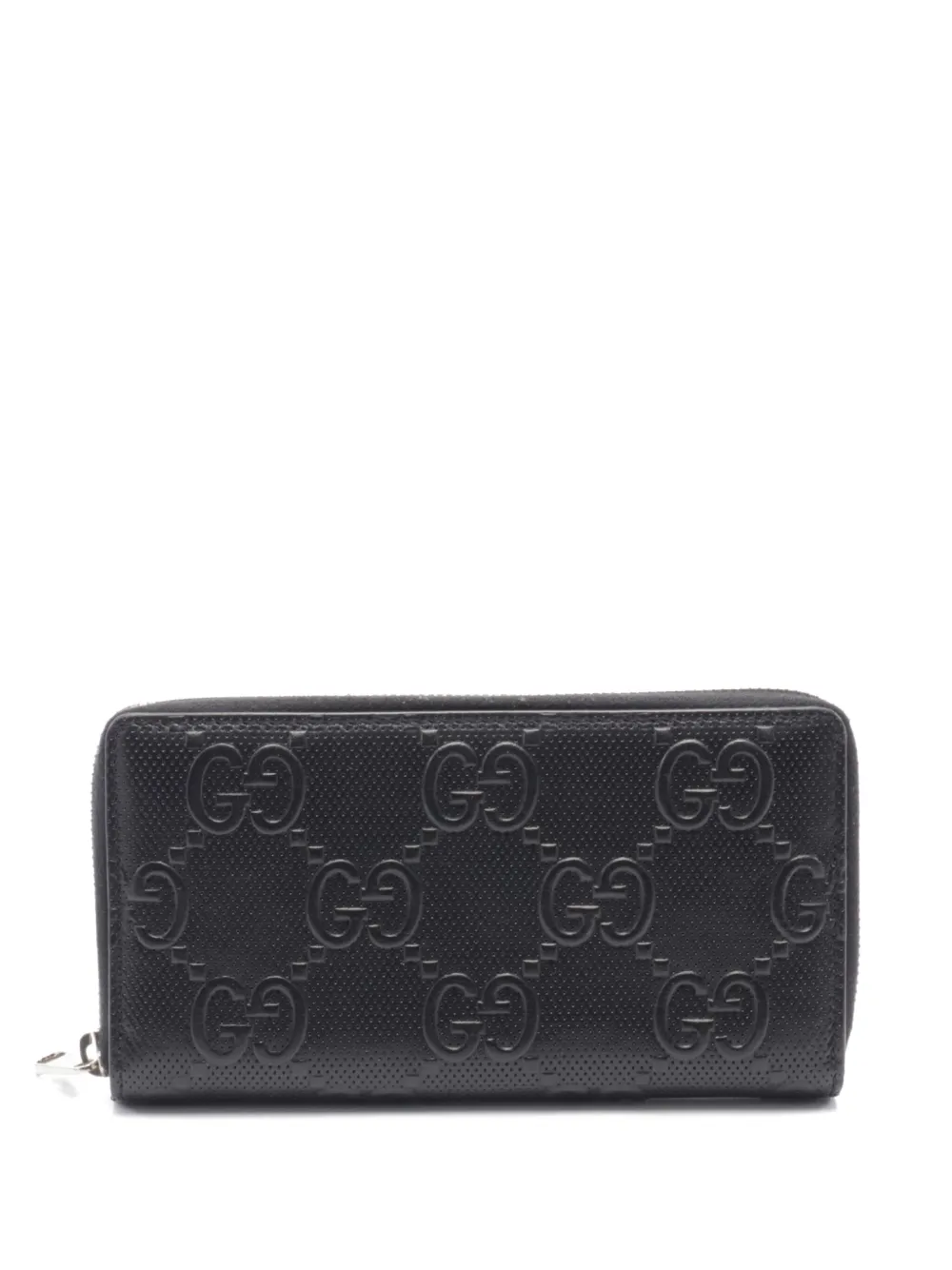 Gucci Pre-Owned 2010s GG-embossed long wallet - Nero