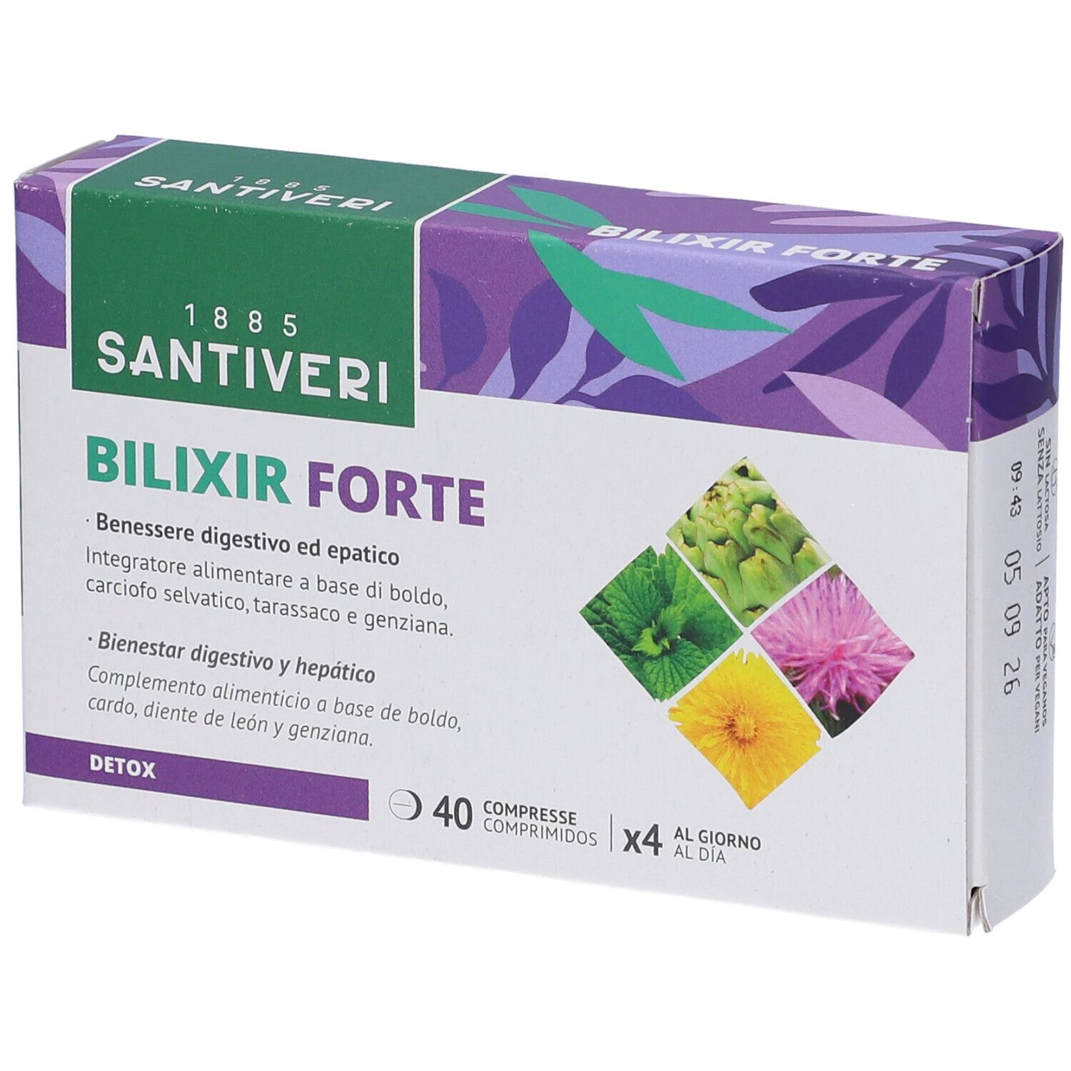 Santiveri Bilixir Forte Compresse 20 g