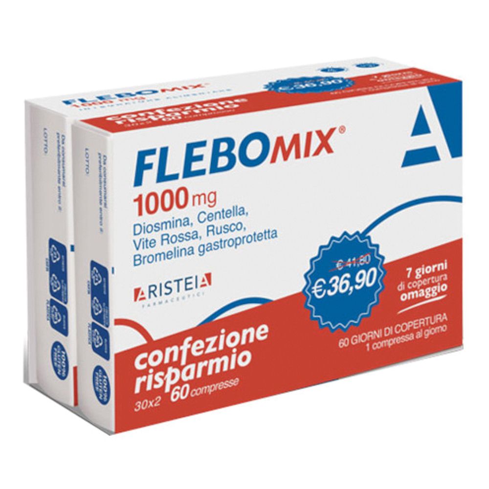 Flebomix 1000 Mg 60 Compresse Bi-Pack g