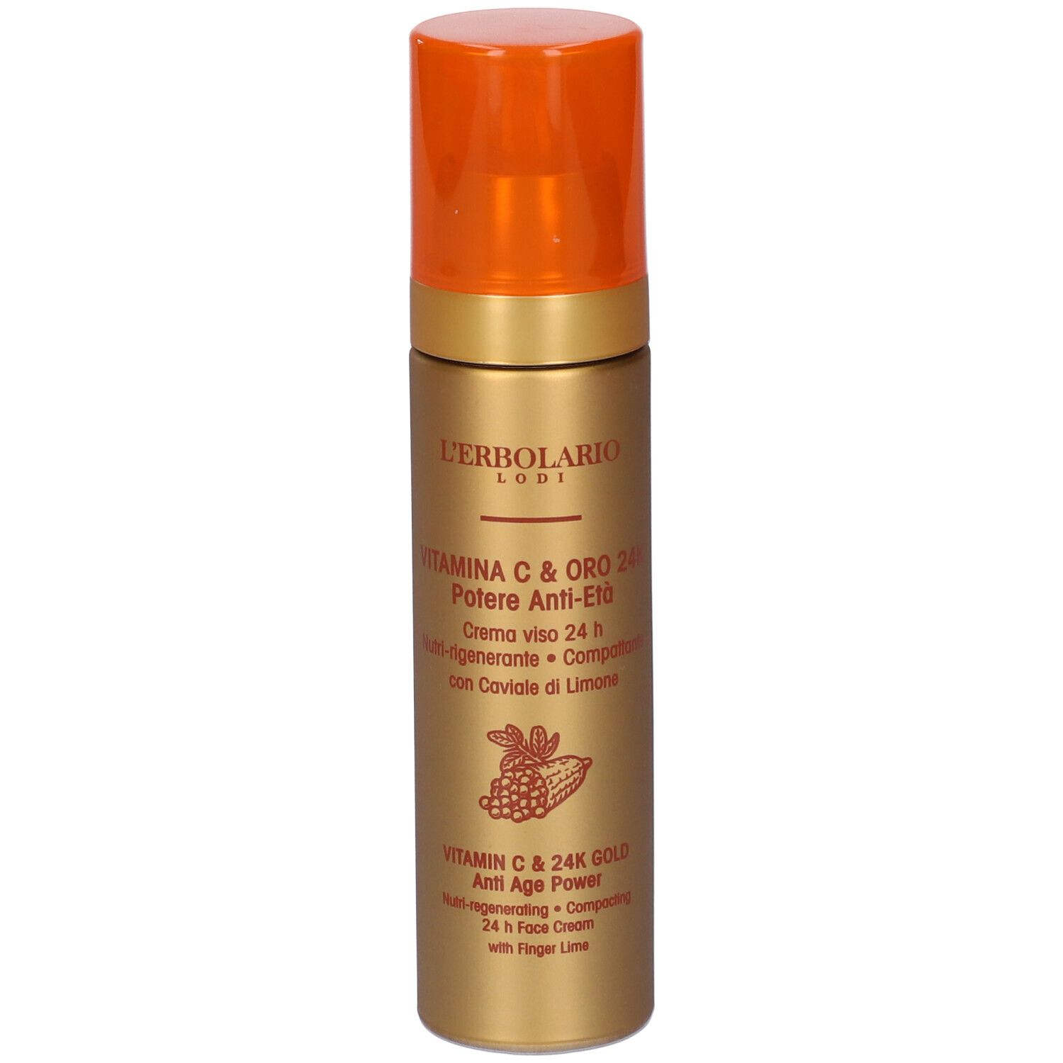 L`Erbolario Crema Viso Vitamina C & Oro 24K 50 ml per la pelle