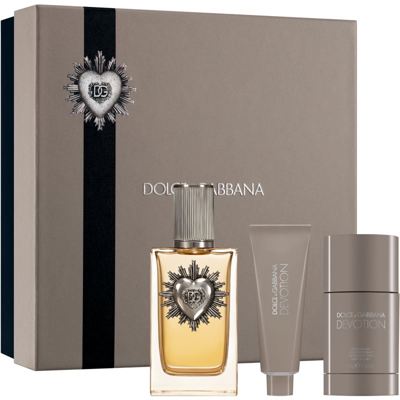 Dolce&Gabbana Devotion For Men Edp Trio Gift Set Confezione Regalo Per Uomo