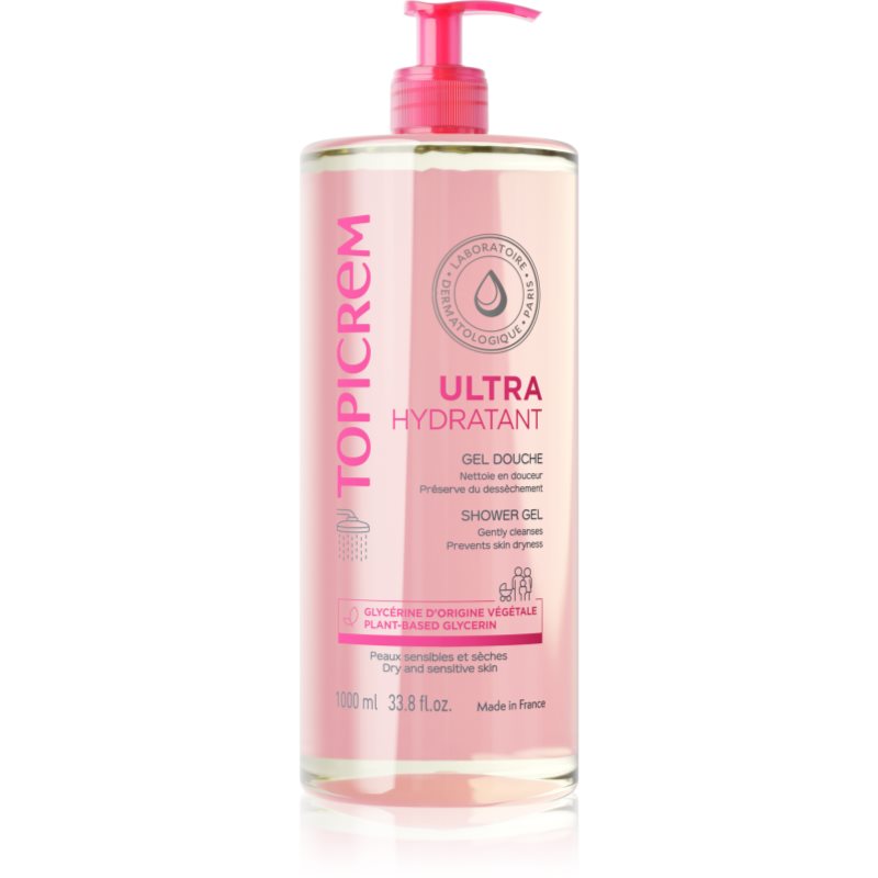 Topicrem Uh Body Gentle Cleansing Gel Gel Detergente Delicato Per Viso, Corpo E Capelli 1000 Ml