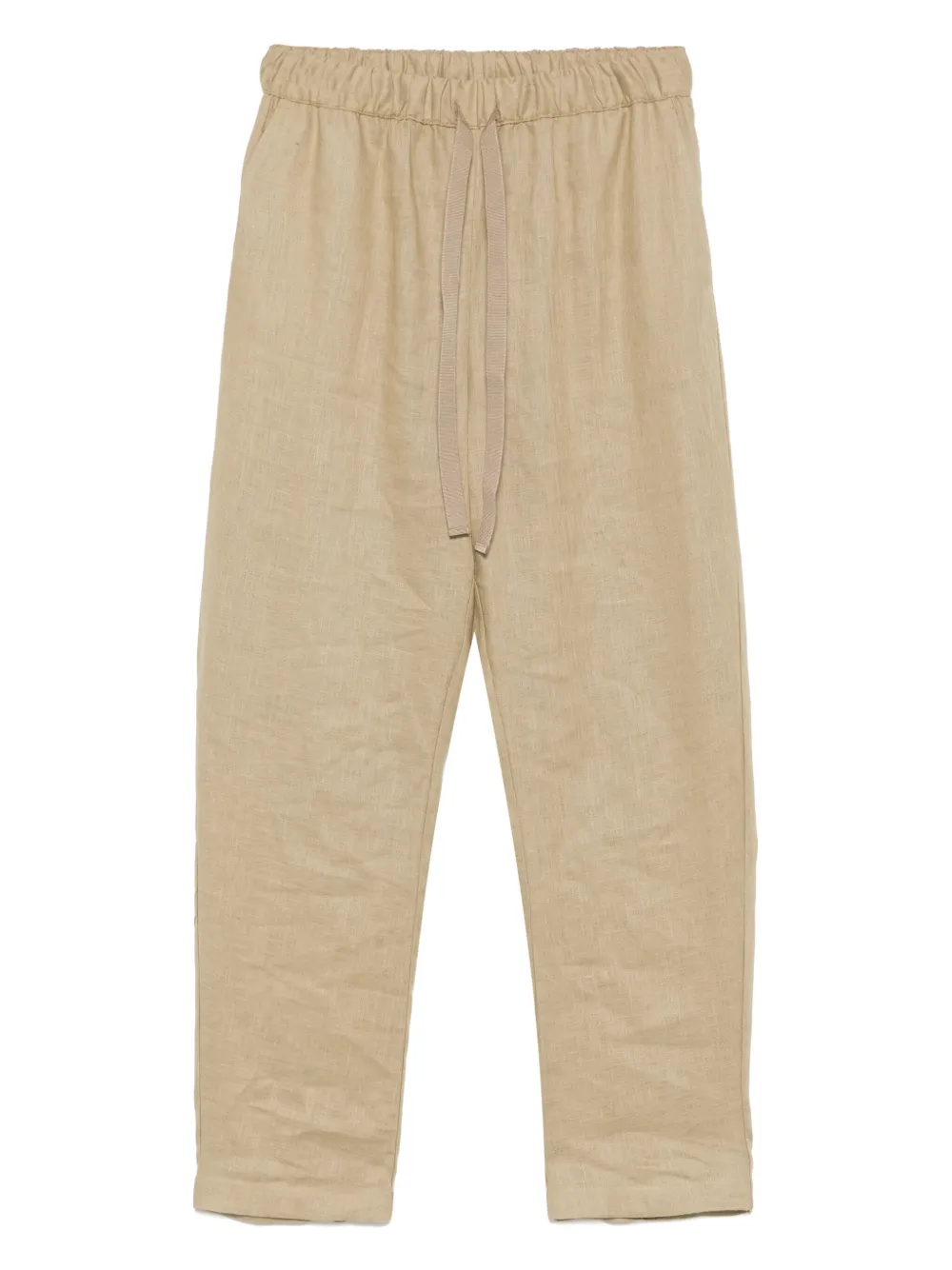 Semicouture linen trousers - Verde