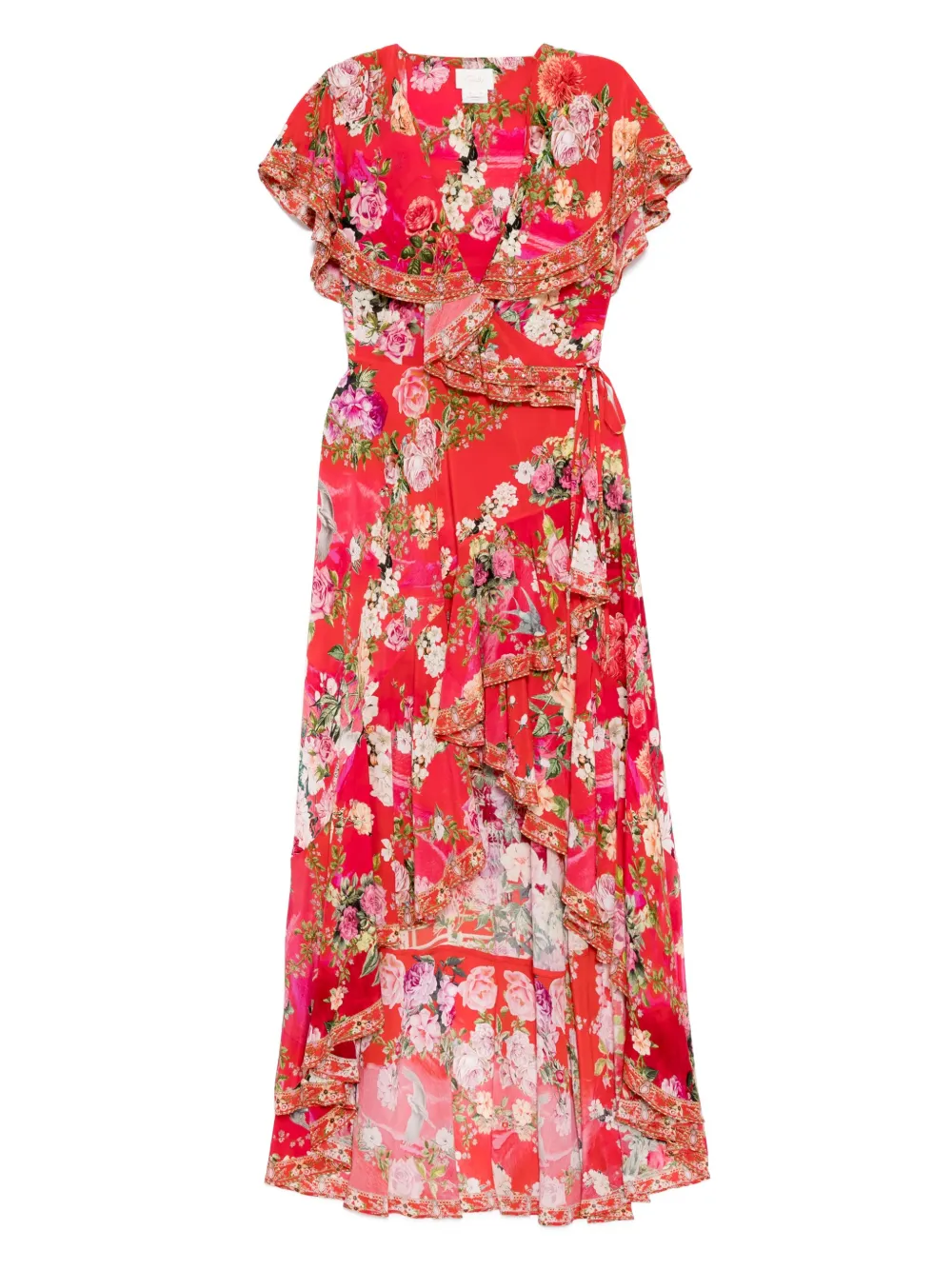 Camilla Sweet Home Alexandria Frill Sleeve Maxi dress - Rosso