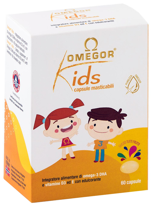 Omegor kids 60cps masticabili
