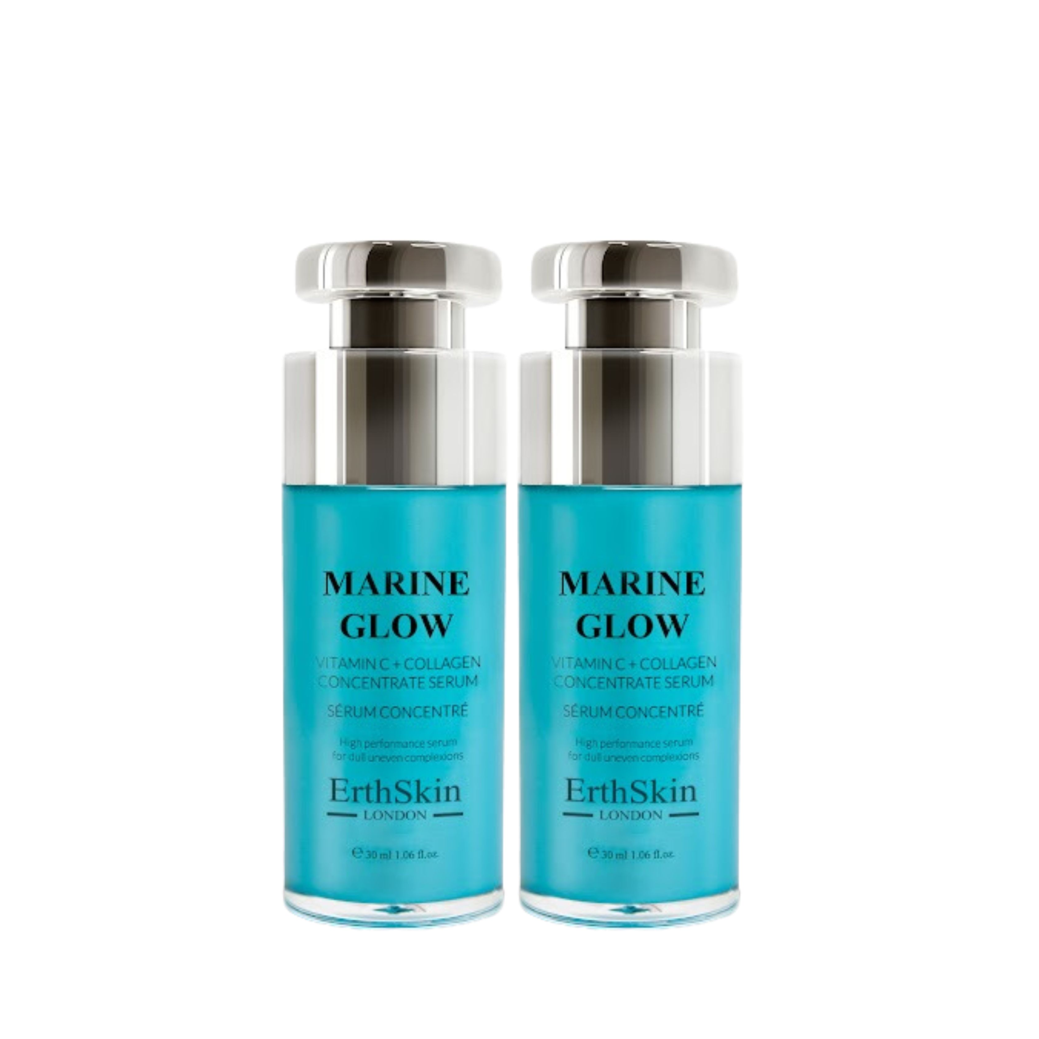 ErthSkin London 2x Siero concentrato di vitamina C + collagene Marine