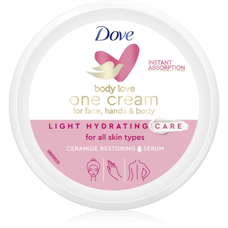 Dove Body Love Crema Leggera Per Corpo E Viso 250 Ml