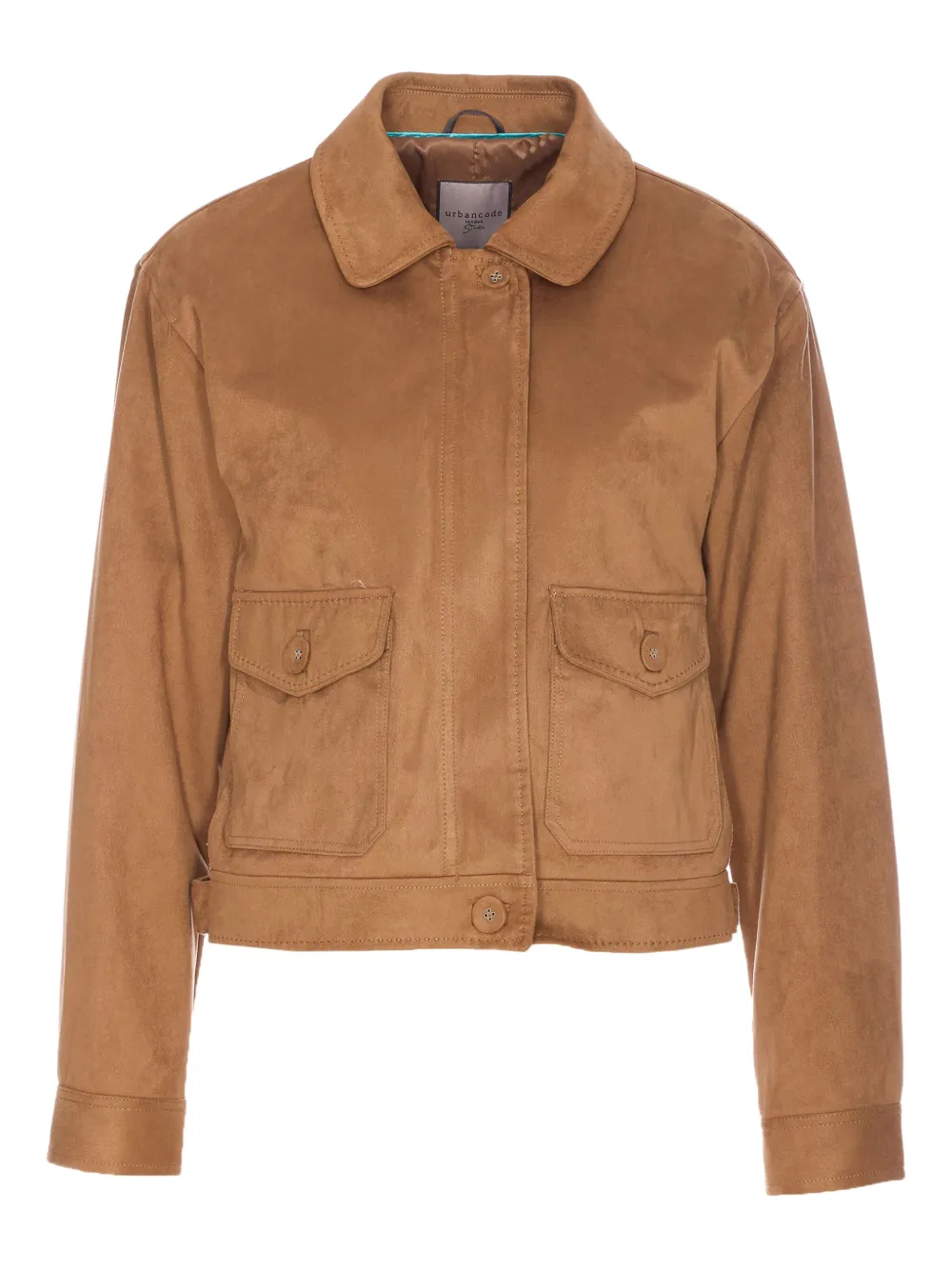 Urbancode faux-suede jacket - Marrone