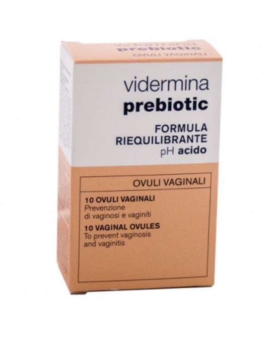 Vidermina Prebiotic 10 Ovuli Vaginali