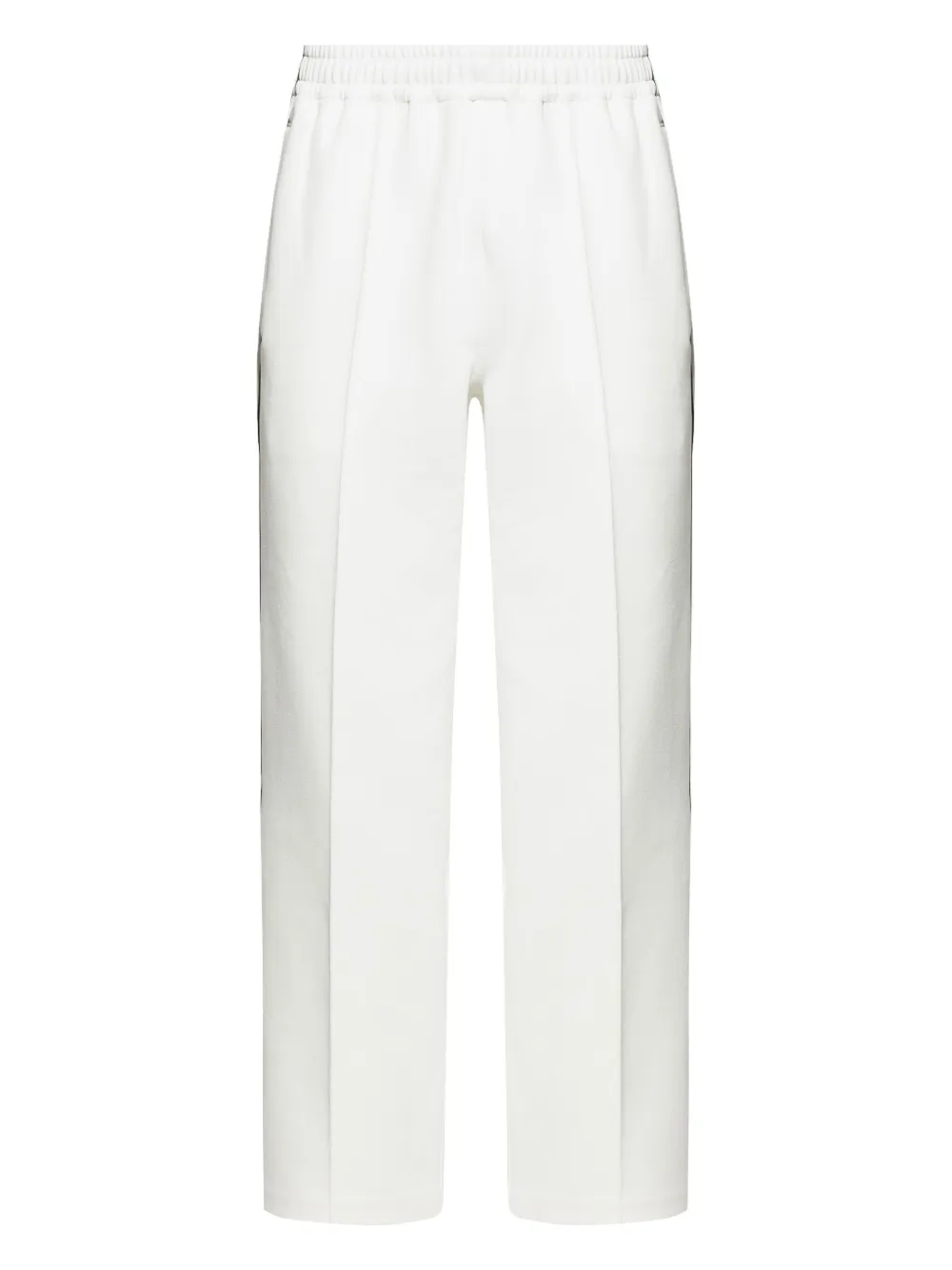 Lacoste pressed-crease track pants - Bianco