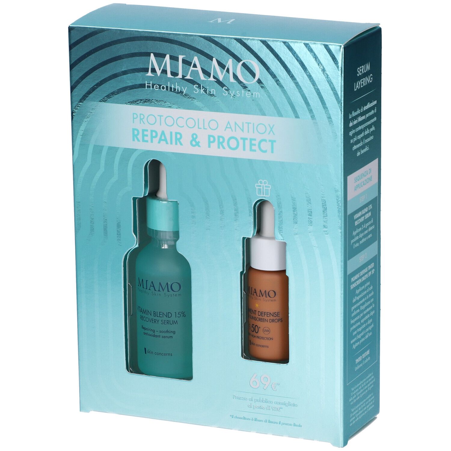 MIAMO Protocollo Antiox Repair & Protect 1 pz Set