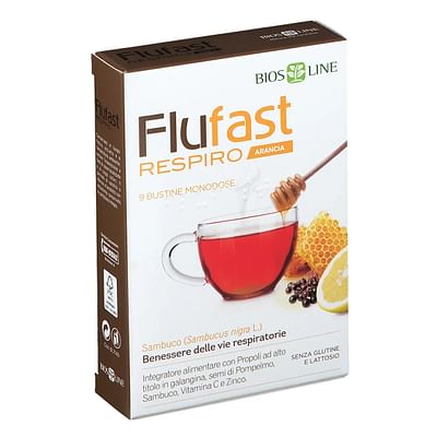 Apix Propoli Flufast Respiro Arancia 9 Buste