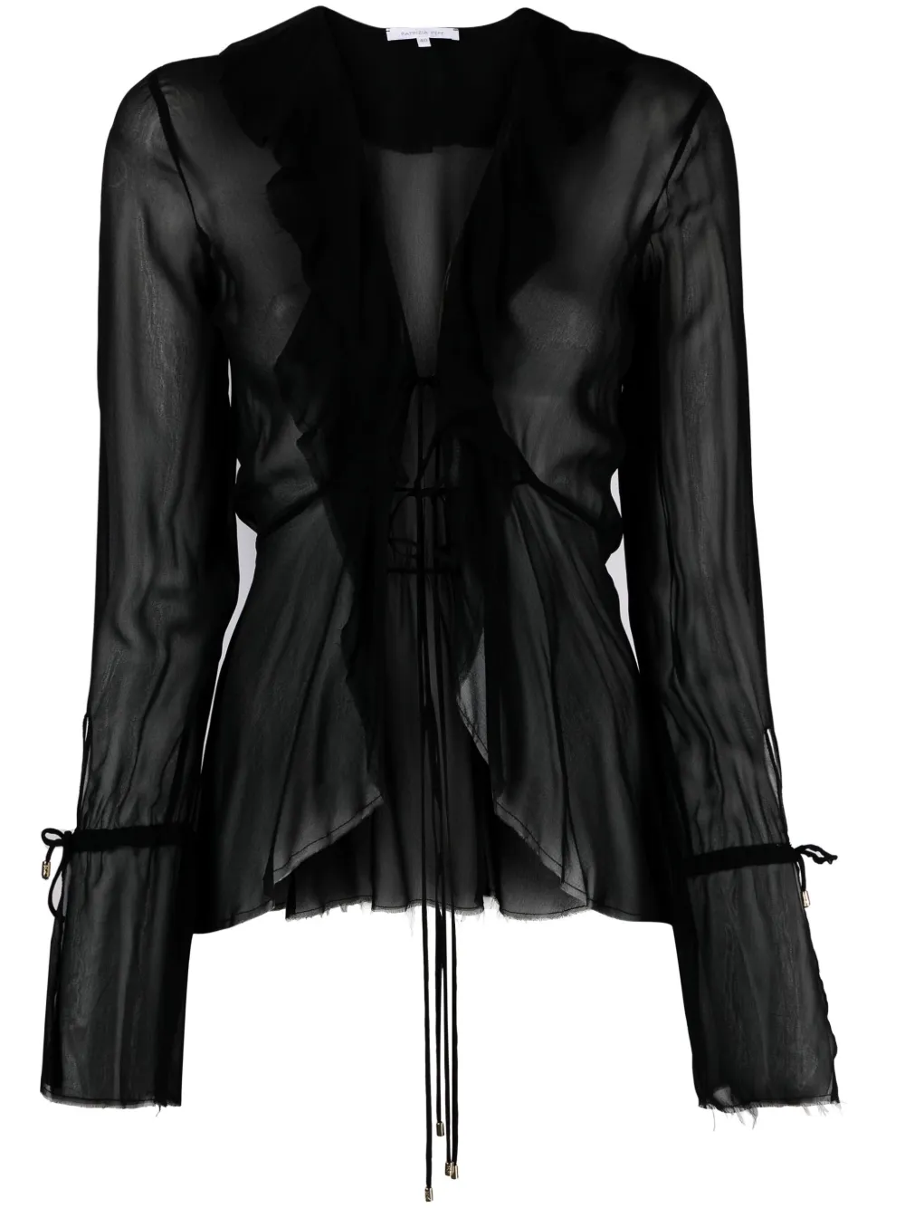 Patrizia Pepe Blusa svasata - Nero