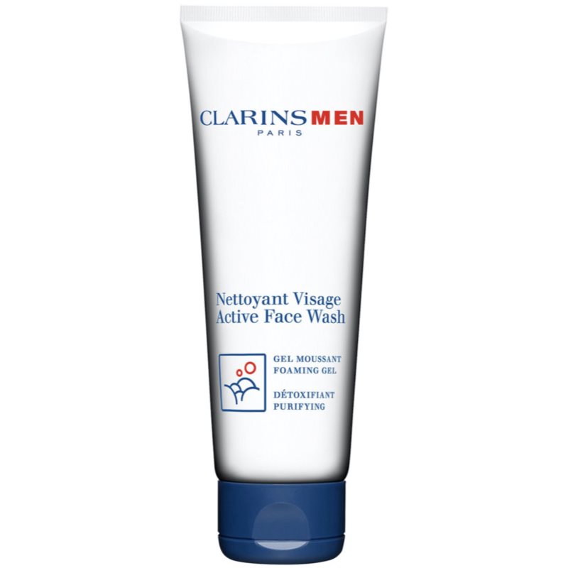 Clarins Men Active Face Wash Gel Detergente In Schiuma Per Uomo 125 Ml