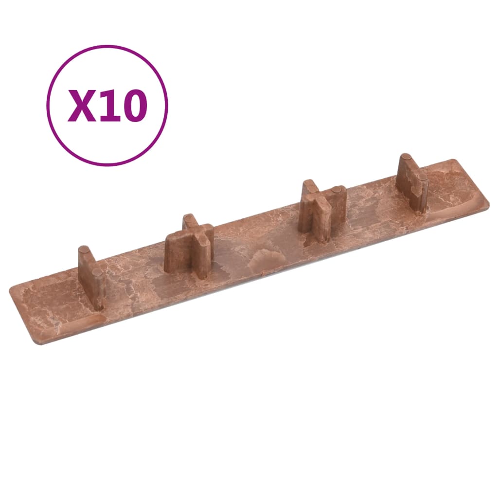 Tappi per decking 10 pz in plastica marrone cod mxl 46260