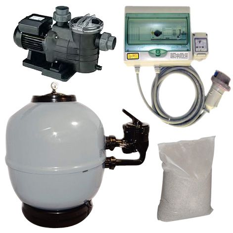 Kit filtrazione 3 rivalta fs-750 - 22 mc/h monofase