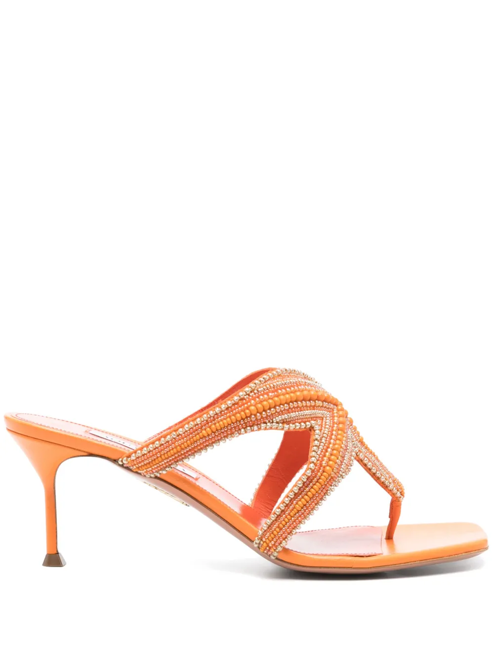 Aquazzura 65mm Reef Star mules - Arancione
