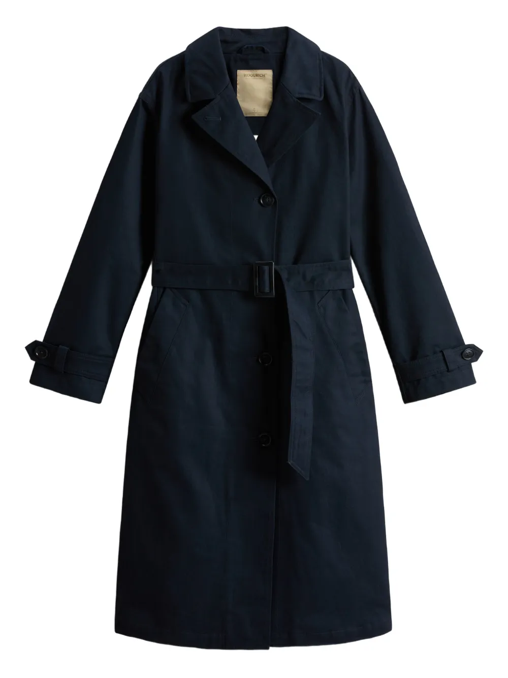 Woolrich cotton trench coat - Blu
