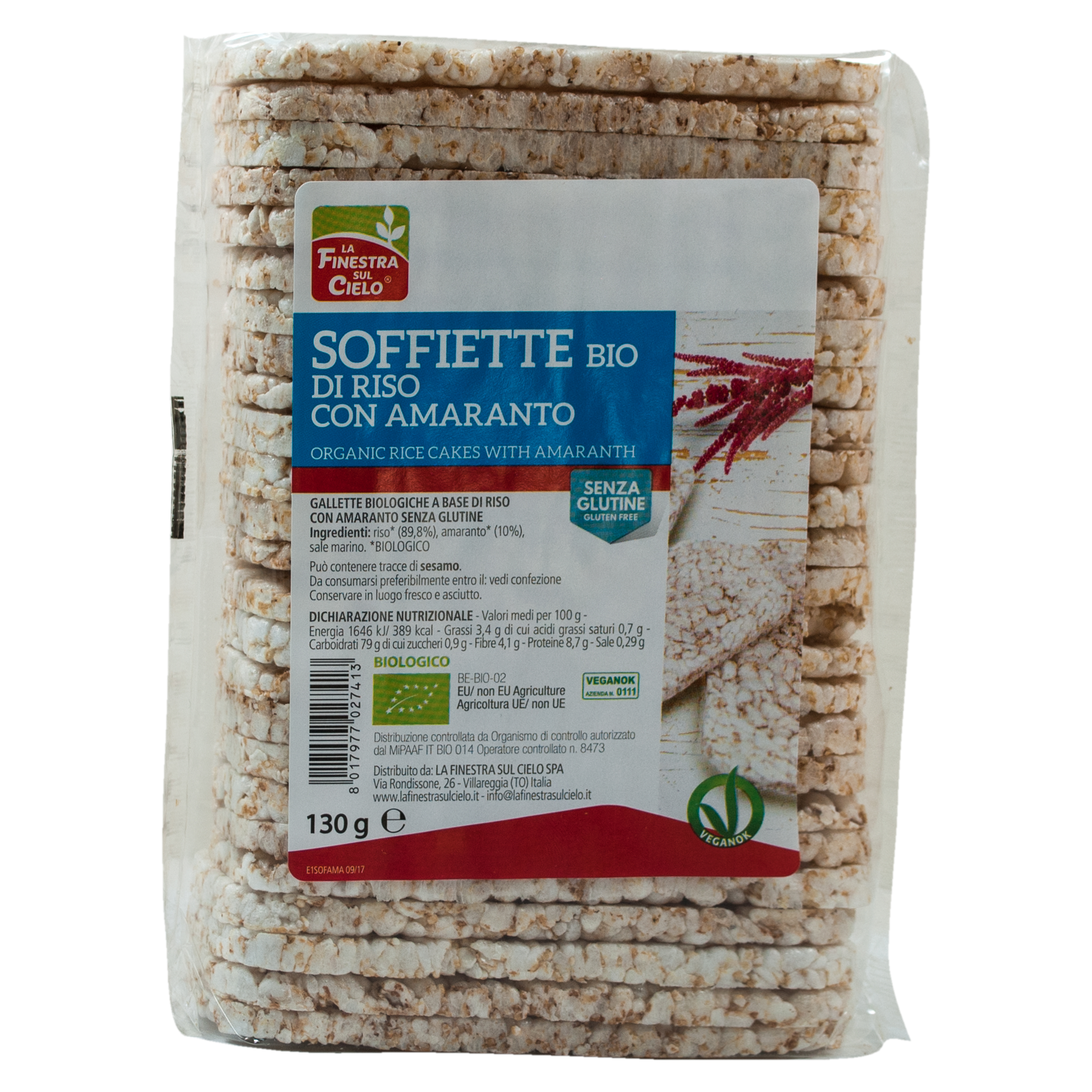 SOFFIETTE RISO C/AMARANTO BIO