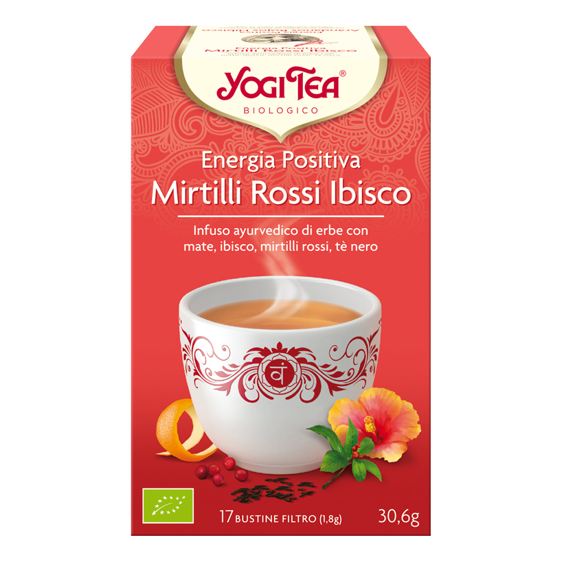 Yogi Tea Energia Mirtilli Rossi Ibisco Bio
