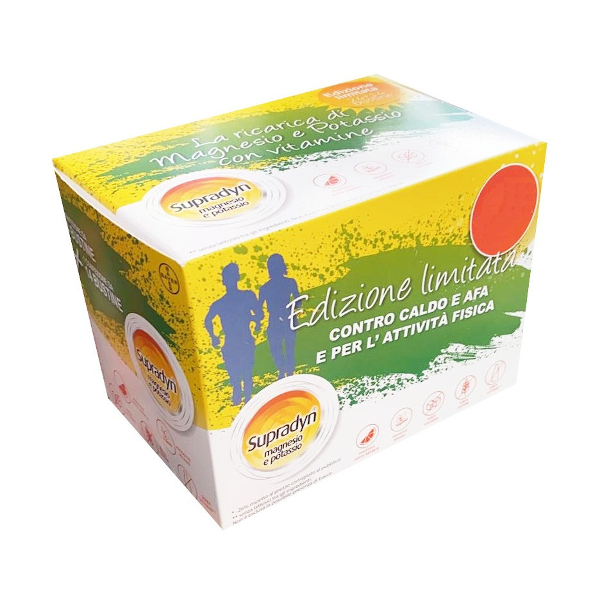 Supradyn Magnesio E Potassio, Integratore Sport, Con Vitamine B, Vitamina C E Minerali, 38 Bustine Effervescenti