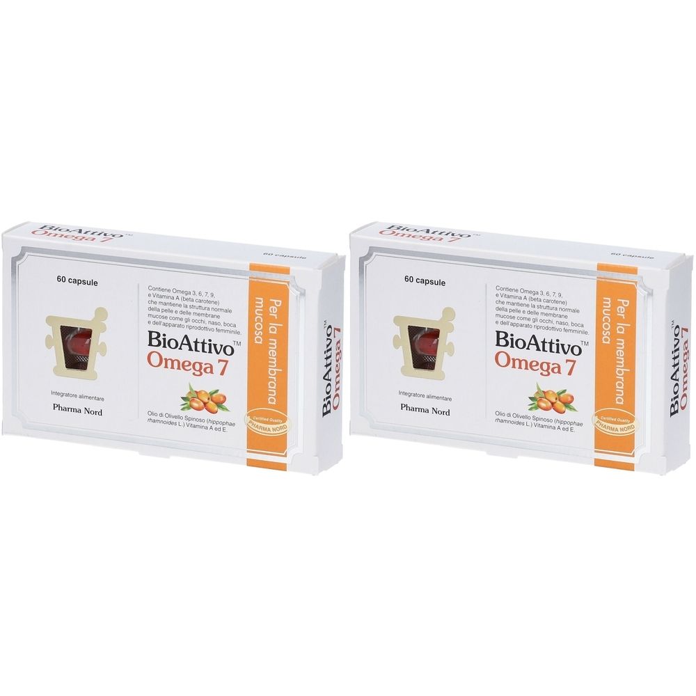 Bioattivo Omega 7 60 Capsule Set da 2 2x42 g