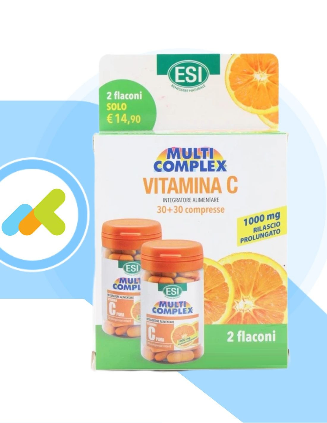 Esi Vitamina C Pura Retard | Integratore Di Vitamina C Concentrata |