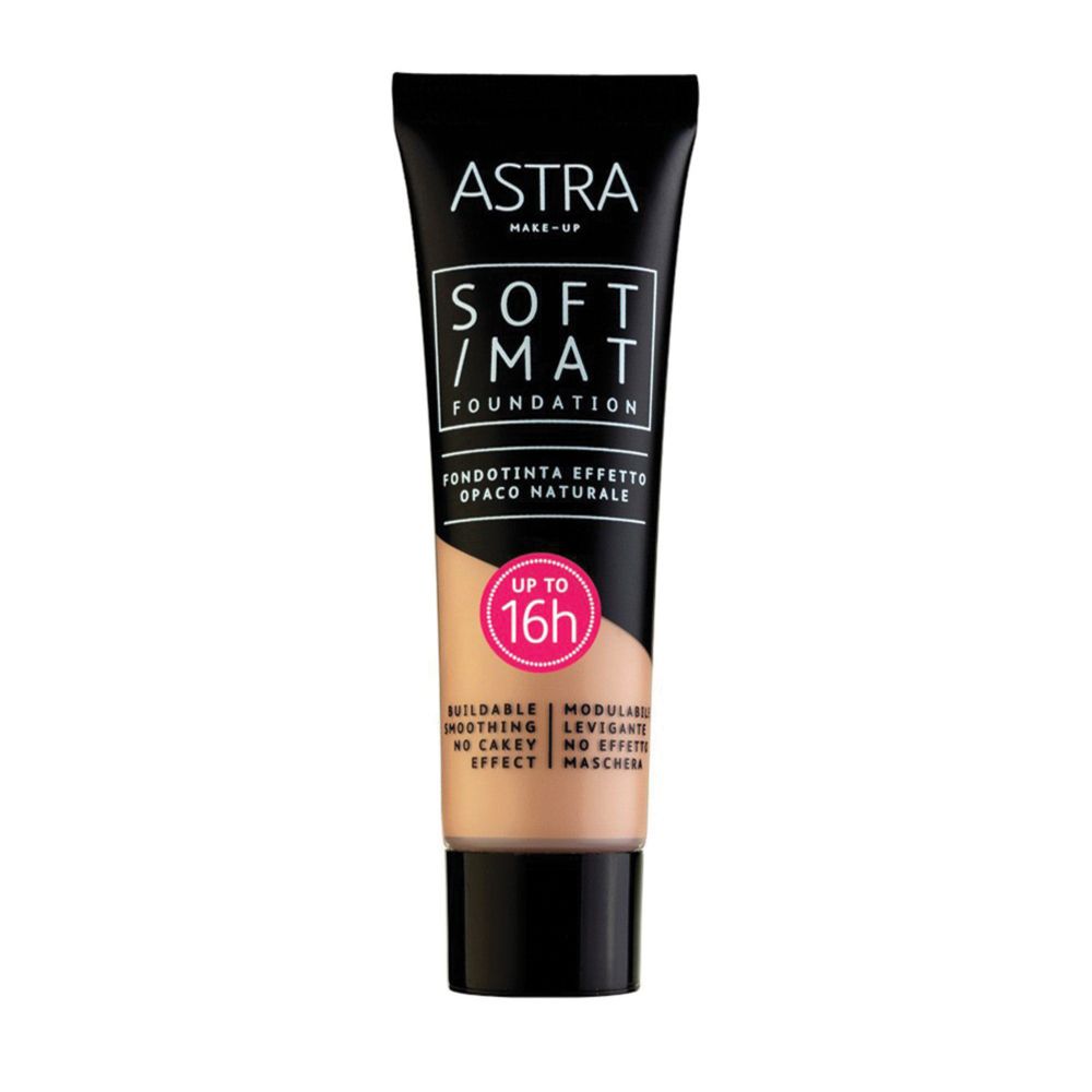 ASTRA Make-UP Soft Mat Foundation - Fondotinta Effetto Opaco Naturale