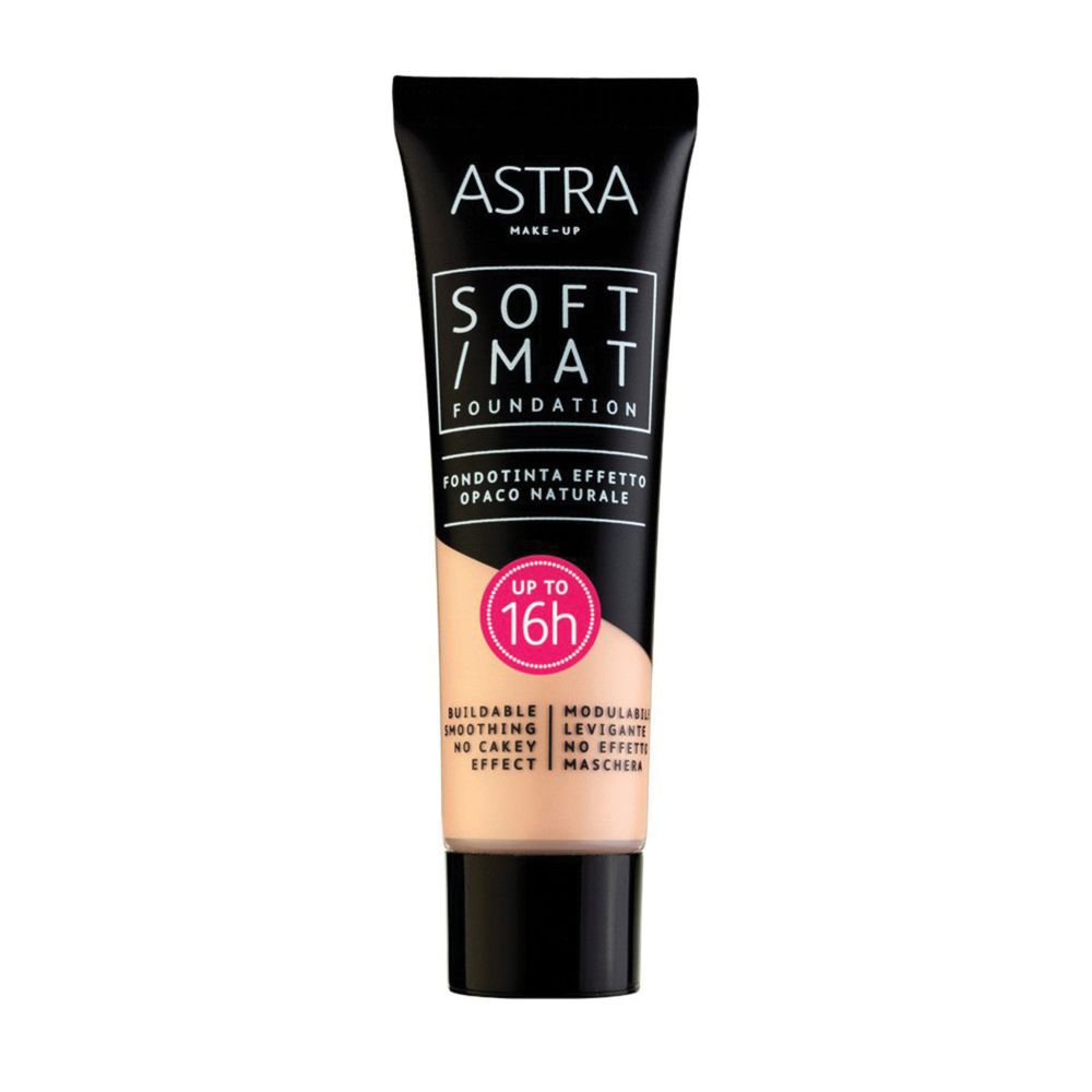 ASTRA Make-UP Soft Mat Foundation - Fondotinta Effetto Opaco Naturale