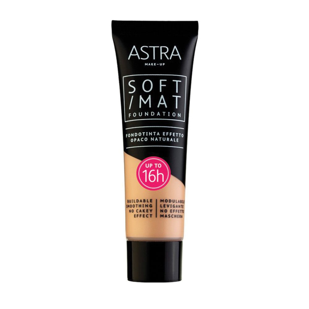 ASTRA Make-UP Soft Mat Foundation - Fondotinta Effetto Opaco Naturale
