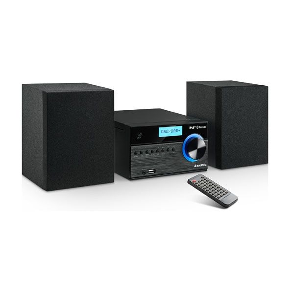 Majestic micro hifi ah-2350 bt mp3 dab - 122350bk