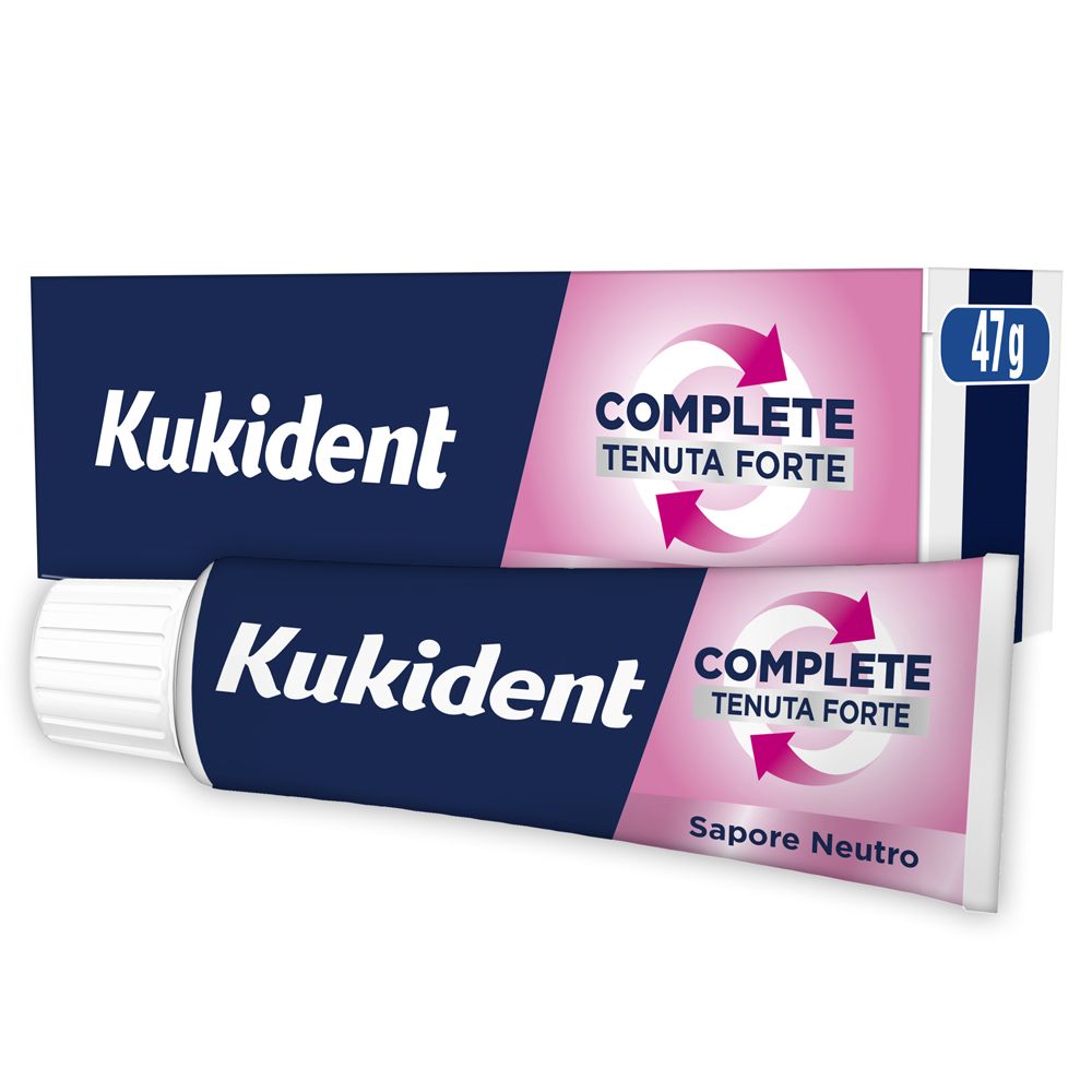 Kukident Complete Tenuta Forte Sapore Neutro 47 g Crema