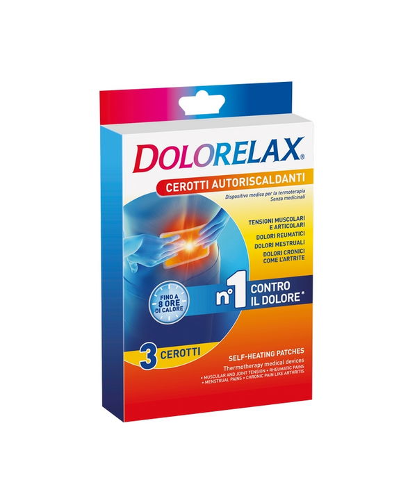 DOLORELAX Med Cerotti Effetto Caldo3 Pezzi