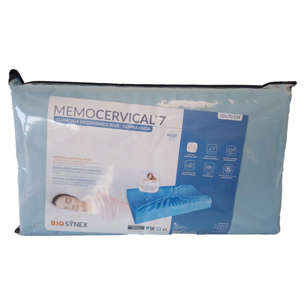 Guanciale Memocervical 7 Modello Doppia Onda Bigixpharma 1 pz Cuscino
