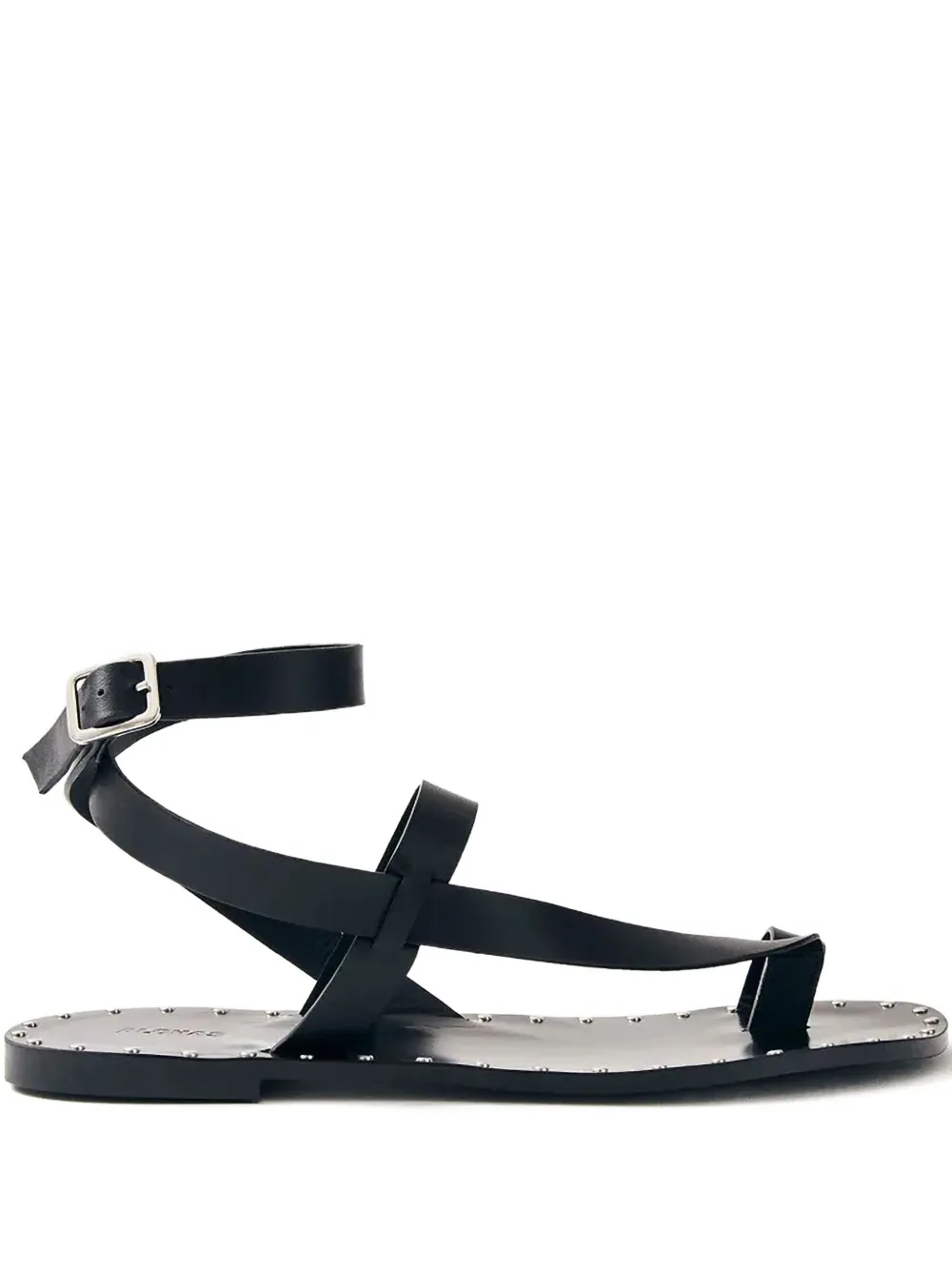 ALOHAS Tallula strappy flat sandals - Nero