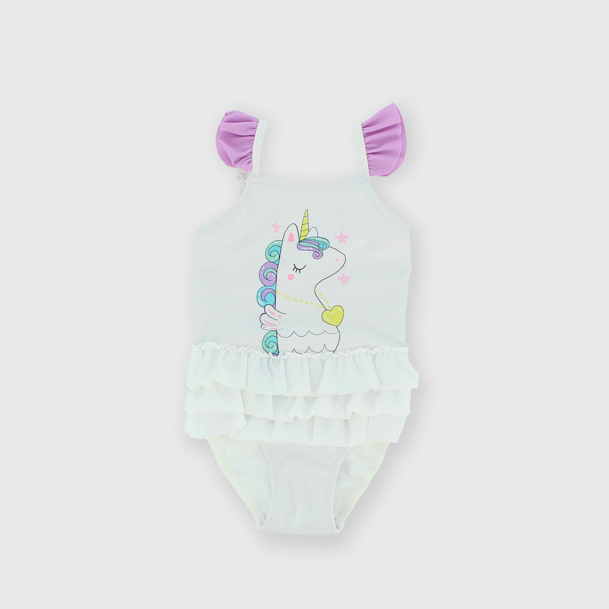 Primigi Costume intero da bambina, bianco, Taglia 5