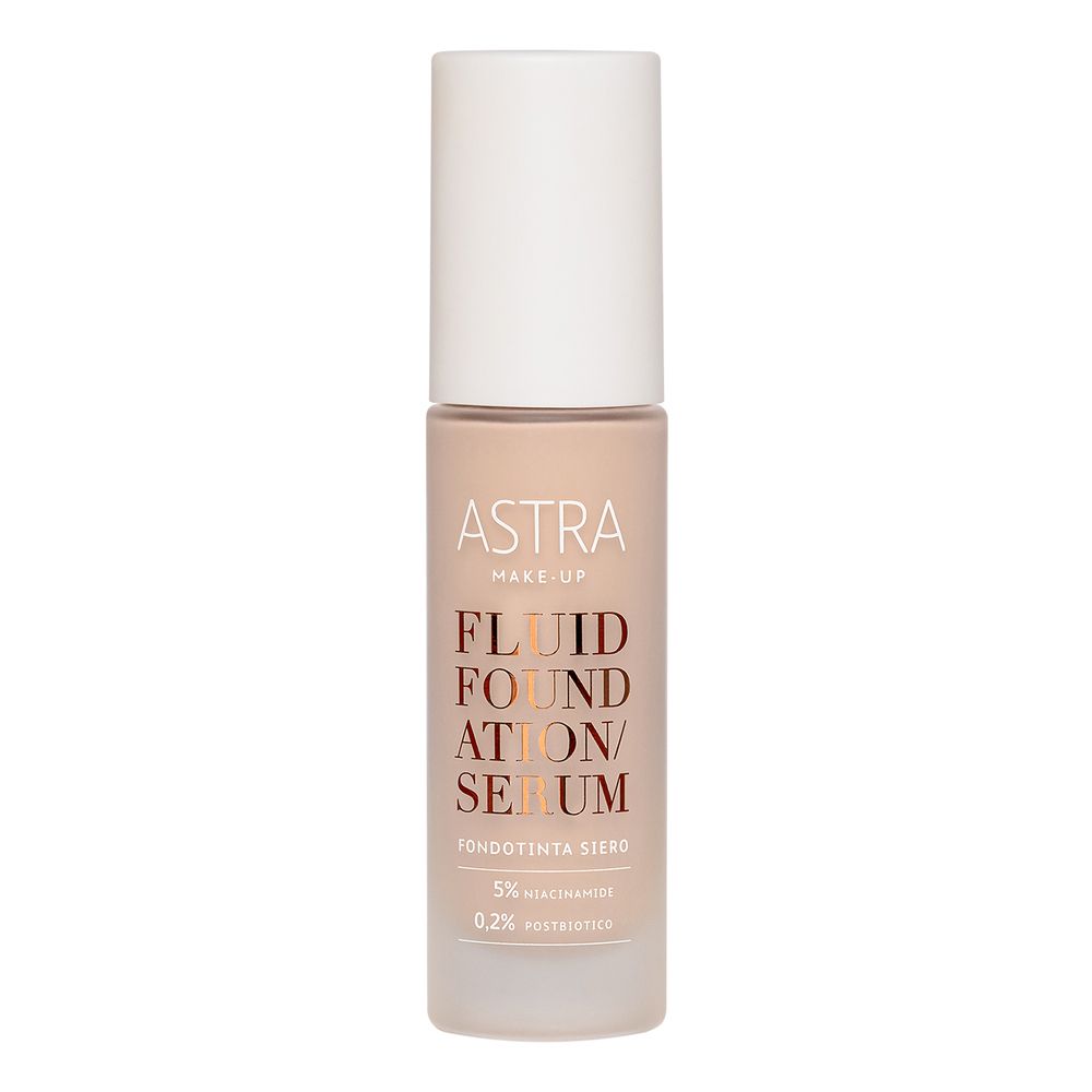 ASTRA Make-UP Fluid Foundation Serum - Fondotinta Siero Multifunzional