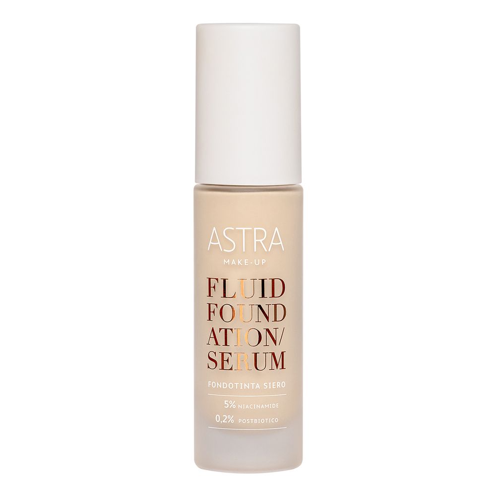 ASTRA Make-UP Fluid Foundation Serum - Fondotinta Siero Multifunzional