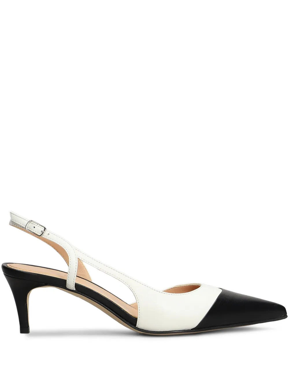The Seller 60mm slingback pumps - Bianco